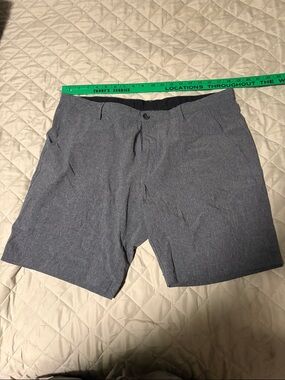 Calvin Klein Men's Charcoal Flat-Front Shorts